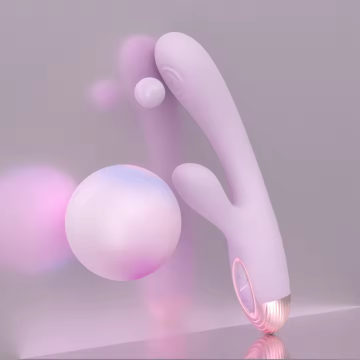 DRYWELL G-spot Rabbit Vibrator con función Slap, Juguetes sexuales para la estimulación del clítoris G-spot, Vibrador consolador a prueba de agua con dos potentes vibraciones de motor - 1