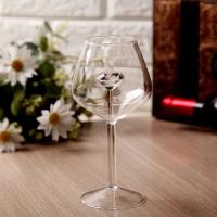 Vidrio transparente 3D, copas de vino tinto integradas, copas de copa de champán, regalo para el hogar, 1 pieza - details 6
