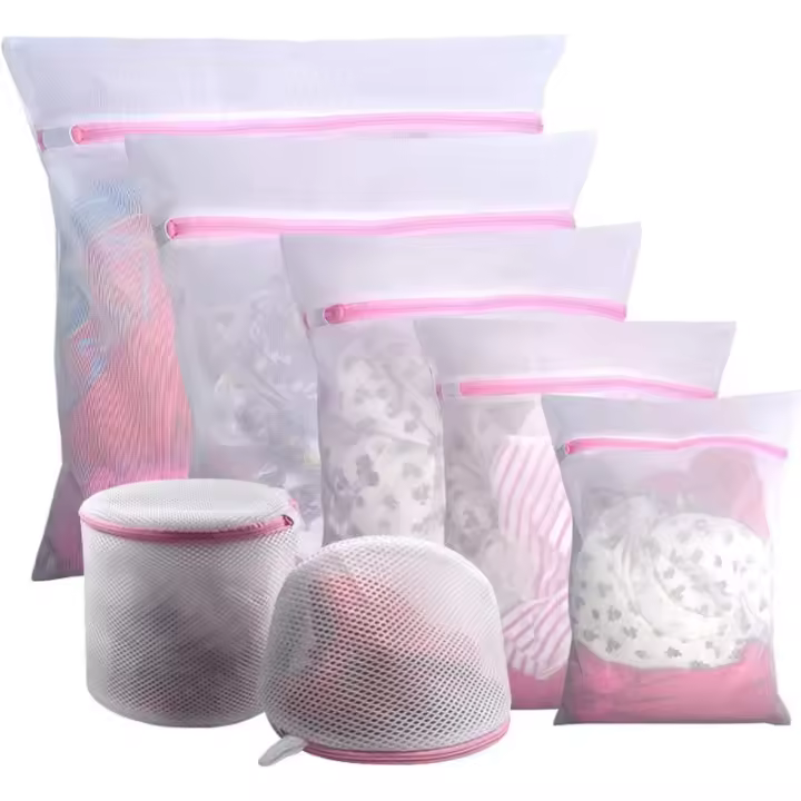 Bolsas de Lavandería de Malla Premium 7Pcs Organizador de Viajes para Ropa Delicada - 1