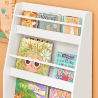 3 Niveles Estanteria Libros Infantil Estantería Infantil Multifuncional 58 x 18 x 81cm KMB45-W ES - details 2