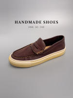 Cuero lavado al agua, primera capa de cuero de vaca, zapatos de hombre hechos a mano, estilo vintage. - details 23