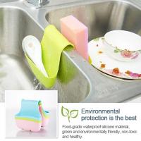 Soporte de Esponja de Doble Cara para Fregadero de Cocina Cesta de Secado de Silicona con Estante de Drenaje para Jabón - details 0