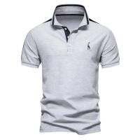 polos hombre manga corta ropa hombre día del padre Polos de algodón para hombre Polos de manga corta con bordado de jirafa para hombre Polos de diseño de marca de alta calidad Ropa para hombre - details 8