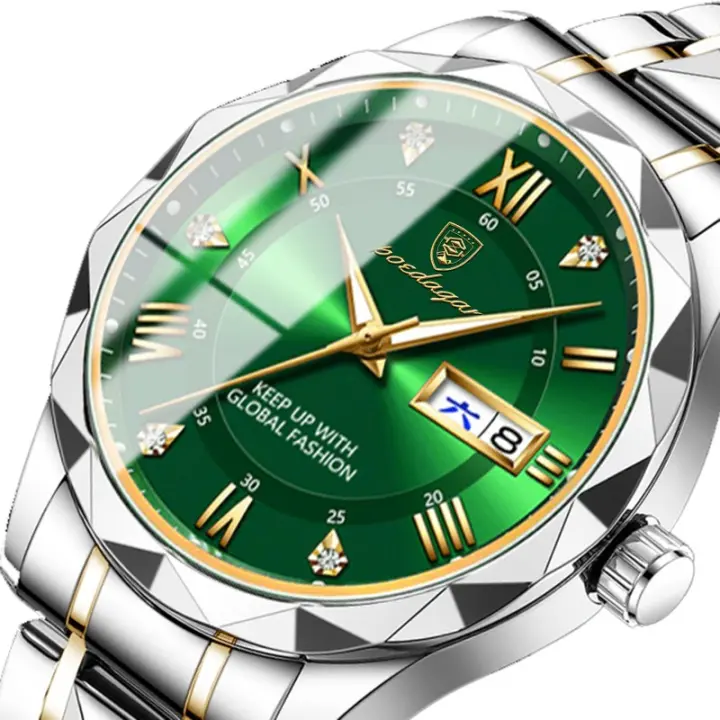 Reloj de cuarzo con correa para hombre, nuevo, luminoso, resistente al agua, de marca suiza. - 1