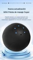 Bola de Masaje Vibratoria Eléctrica MUKASI, Rodillo de Masaje Muscular para Espalda, Cervicales, Pies - 5 Modos de Masaje de Tejido Profundo, Liberación Miofascial y Alivio del Dolor - details 0