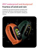 MI8 reloj inteligente con Bluetooth, dispositivo con llamadas, detección de frecuencia cardíaca, modo de ejercicio, recordatorio de sedentarismo, Compatible con Android e IOS - details 6