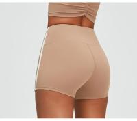 Pantalones cortos de Yoga para mujer, Shorts deportivos elásticos de cintura alta, transpirables, de secado rápido, para correr y Fitness - details 7