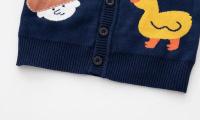 Suéter de invierno para niños y niñas, nuevo cárdigan, chaqueta con hebilla, ropa para niños, prendas de punto para bebés, suéteres de algodón de doble capa para chico - details 5