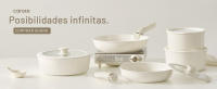 CAROTE Juego de utensilios de cocina de cerámica de 15 piezas, juego de ollas y sartenes antiadherentes, juegos de utensilios de cocina de Inducción Cocina, juego de utensilios de cocina antiadherentes para RV con mango desmontable, lavavajillas/ horno se - details 15