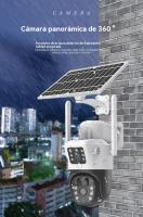 Camara de vigilancia exterior solar Wifi doméstico Internet HD 360 grados inteligente Visión nocturna - details 0