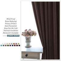 Cortinas opacas con persianas para sala de estar, cortina aislante para dormitorio, 1 pieza - details 9
