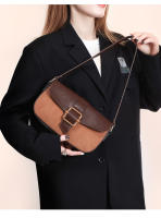Bolso de hombro retro con diseño de nicho, bolso de axilas con contraste de empalme mate, bolso de mensajero versátil de alta gama de gran capacidad - details 5