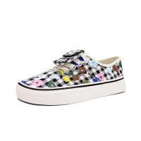Nuevos zapatos deportivos blancos de lona para niños de alta calidad con bonitas flores para mujer, planos y de bajo precio, productos muy vendidos en Japón - details 3