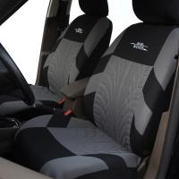 Fundas protectoras de tela de poliéster para asientos de coche, cubierta Universal de 2 piezas, decoración de moda, varios colores - details 2