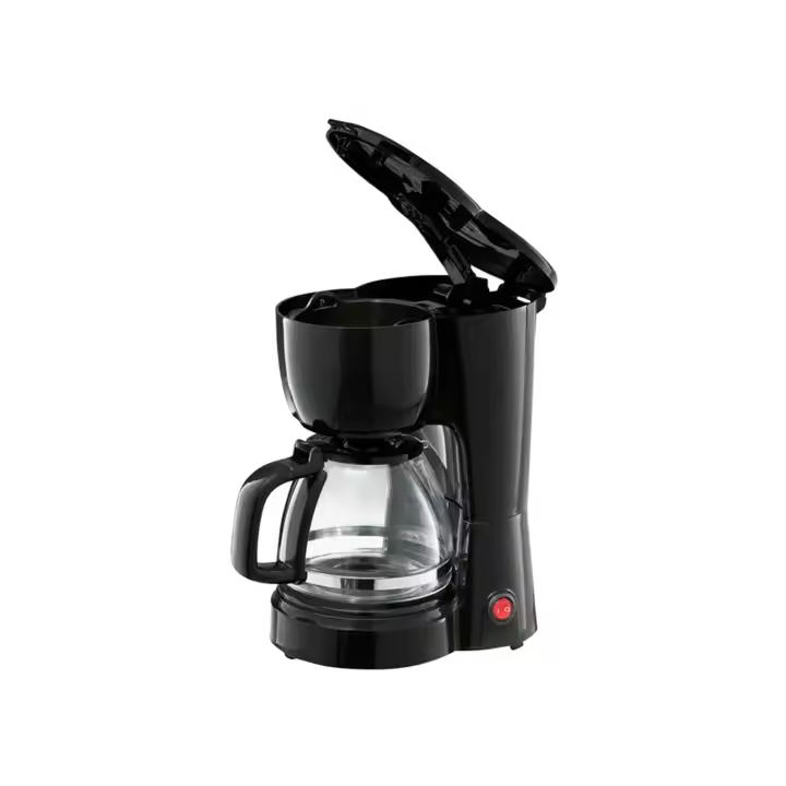Cafetera de infusión, cafetera de 6 tazas para el hogar, la oficina y los viajes, cafetera eléctrica de gran capacidad de 750 ml, - 1
