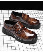 Zapatos de herramientas para hombres de plataforma británica zapatos de cuero retro de moda - details 7