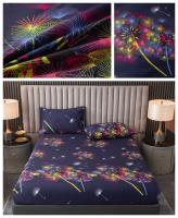 Juego de Ropa de Cama de Poliéster 100% Tamaño Rey Funda de Almohada de Ajuste 3pcs Diseño Impreso - details 13