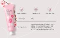 Mascarilla Facial de Exfoliación Laikou Sakura Limpieza Profunda Anti-Envejecimiento Hidratante Reparadora Brighten 50g - details 1