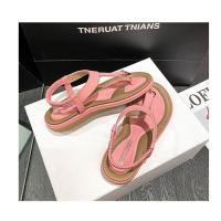 Sandalias Planas para Mujer 2025 Chanclas de Playa con Hebilla Metálica y Bordado - details 34