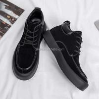 Nuevas botas de piel de oveja, zapatos Chelsea de gamuza, marca de diseño de moda rusa de bajo precio para hombres - details 3