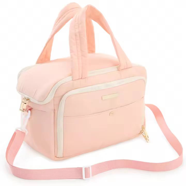 Bolsa de maquillaje para mujer Bolsa de aseo cruzada con lápiz - 1