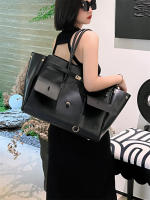 Bolsa de mano Neutral Spice Girl, nueva, de gran capacidad, para viajes diarios, de cuero, estilo punk, con cierre y asa de ala. - details 31