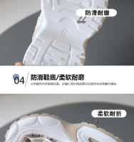 Nuevos niños pequeños zapatos blancos zapatos de malla - details 4