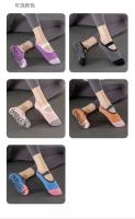 Calcetines de Yoga profesionales para mujer, calcetines antideslizantes de silicona para entrenamiento interior, calcetines deportivos de baile, calcetines transpirables con espalda descubierta de algodón para Pilates - details 11