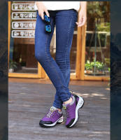 Zapatillas deportivas con cámara de aire para mujer, zapatos atléticos para caminar, transpirables, con cordones, de plataforma alta, informales - details 18