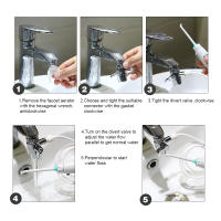Irrigador Dental De Grifo LISM Para Limpieza Oral Con Jet De Agua Masajeador Dental Para Dientes Y Encías Apto Para Adultos Con Tanque De Agua De Más De 500ml - details 10