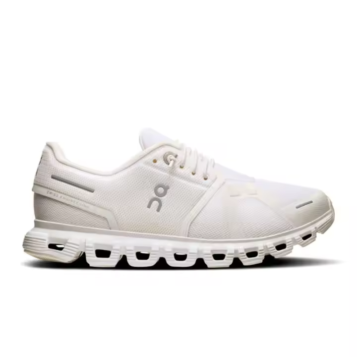 Zapatillas Blancas On Running Cloud 6 Mujer Blanco Cómodas y Ligeras - 1
