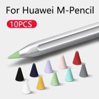 10 piezas de bolígrafo silencioso de silicona Huawei M-Pencil 1/2/3 se pueden reemplazar con una cubierta protectora de punta de lápiz para iPad - details 10
