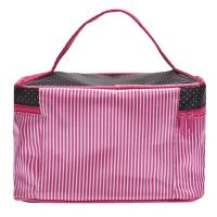 Bolsas de Maquillaje a Rayas con Lazo Neceser de Viaje para Mujer Organizador de Aseo de Belleza - details 4