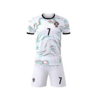 Portugal Away 25-26 Camiseta de fútbol blanca No.7 para niños y adultos, tallas 14-3XL adultos, - details 6