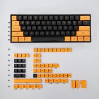 Teclas G de doble disparo CSA, accesorio para Teclado mecánico de Gaming MX, color negro y naranja, 150 teclas, perfil PBT - details 4