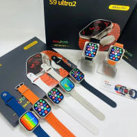 Reloj inteligente deportivo S9 Ultra 2, con 7 piezas, correa, Bluetooth, llamadas, frecuencia cardíaca, resistente al agua, carga inalámbrica - details 0