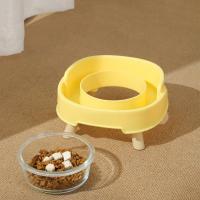 Cuenco de plástico para perros y gatos, protege las vértebras cervicales, cuenco de cuatro patas para mascotas de gran capacidad con soporte elevado, antiasfixia - details 2