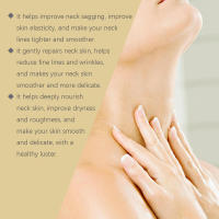 Ingredientes suaves, crema hidratante y nutritiva para el cuidado del cuello, masaje diario, belleza. - details 9
