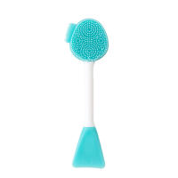 Cepillo de limpieza facial cepillo de película de barro de belleza herramientas de belleza DIY varilla de ajuste de película removedor de maquillaje instrumento de limpieza facial de silicona de doble uso cepillo - details 5