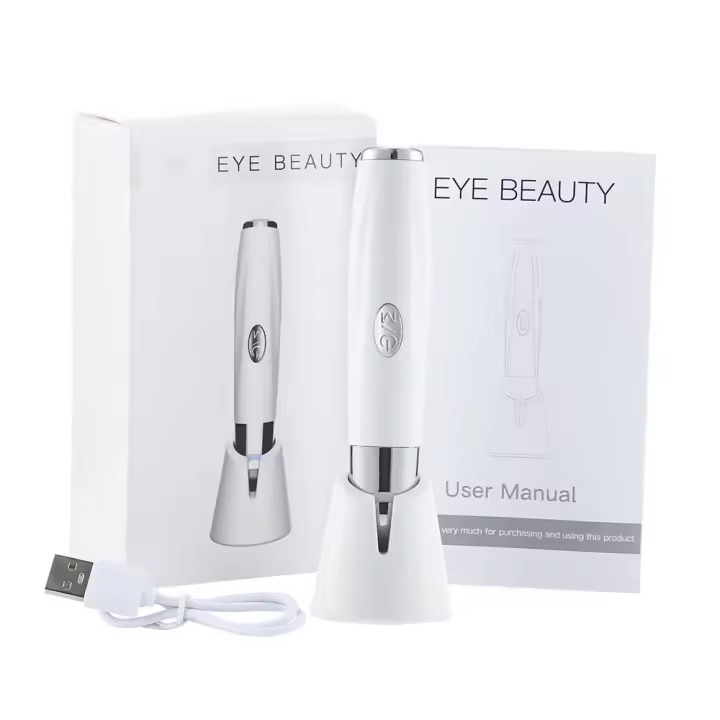 Dispositivo de belleza de masaje ocular, VIBRADOR ELÉCTRICO para iluminar las ojeras, antiarrugas, terapia de fotones LED, 3 colores - 1
