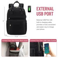 Mochila de moda para mujer, bolso de viaje de mano, bolso escolar, mochila para ordenador portátil USB de gran capacidad - details 0