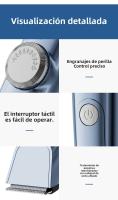 Maquinilla de Pelo Eléctrica Silenciosa Impermeable Integral para Hombres De Empuje para Depilación - details 10