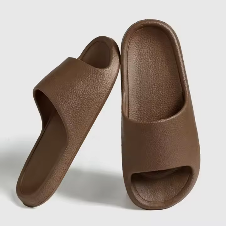 Sandalias de Suela Suave EVA Zapatillas de Ducha Cómodas para Hombres Zapatos de Pareja al Aire Libre de Color Sólido - 1