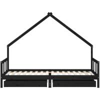 Estructura de Cama Infantil con cajones Madera de Pino 80x160cm - details 103