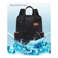 Mochila De trabajo simple para mujer, bolso de mano para ordenador portátil, mochila de hombro ligera informal, mochila de viaje de gran capacidad con cinturón de equipaje - details 16