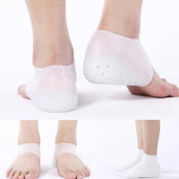 Plantilla Invisible con aumento de altura para hombre y mujer, calcetines de silicona con tacón, 2,5 cm, suela blanca para fascitis plantar - details 25