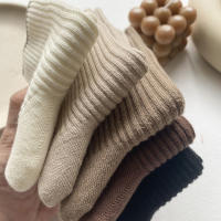 5 pares de calcetines japoneses nuevos conjunto de calcetines de algodón informales de Color sólido para mujer calcetines simples de longitud media para otoño - details 2