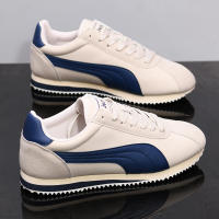 Primavera Verano pareja gruesa Agan hombres mujeres moda zapatillas blancas deportes Casual suela suave zapatos My23012 - details 3