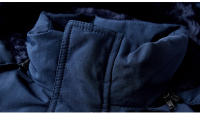 Chaqueta de Invierno Desmontable de Comodidad al Aire Libre Abrigo de Vellón Grueso con Protección contra el Viento Moda Casual para Hombres - details 7