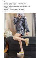 Suela de espuma de cuero pequeños zapatos blancos nueva plataforma de un pedal solo zapatos de las mujeres retro versátil mocasines - details 16